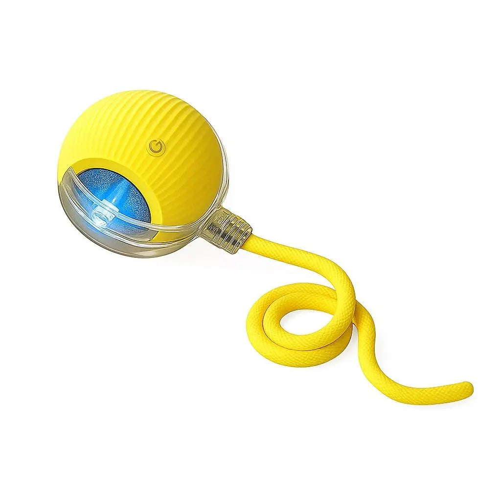 Mizusu Interactive Teaser Toy for Cats and Dogs, Includes Two Additional Tails and Rolling Ball, Premium Pet Supplies and Accessories